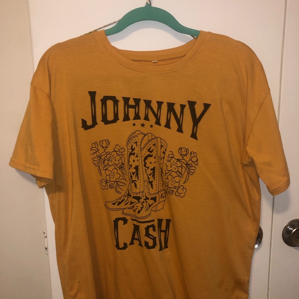 Yellow graphic t shirts (4)